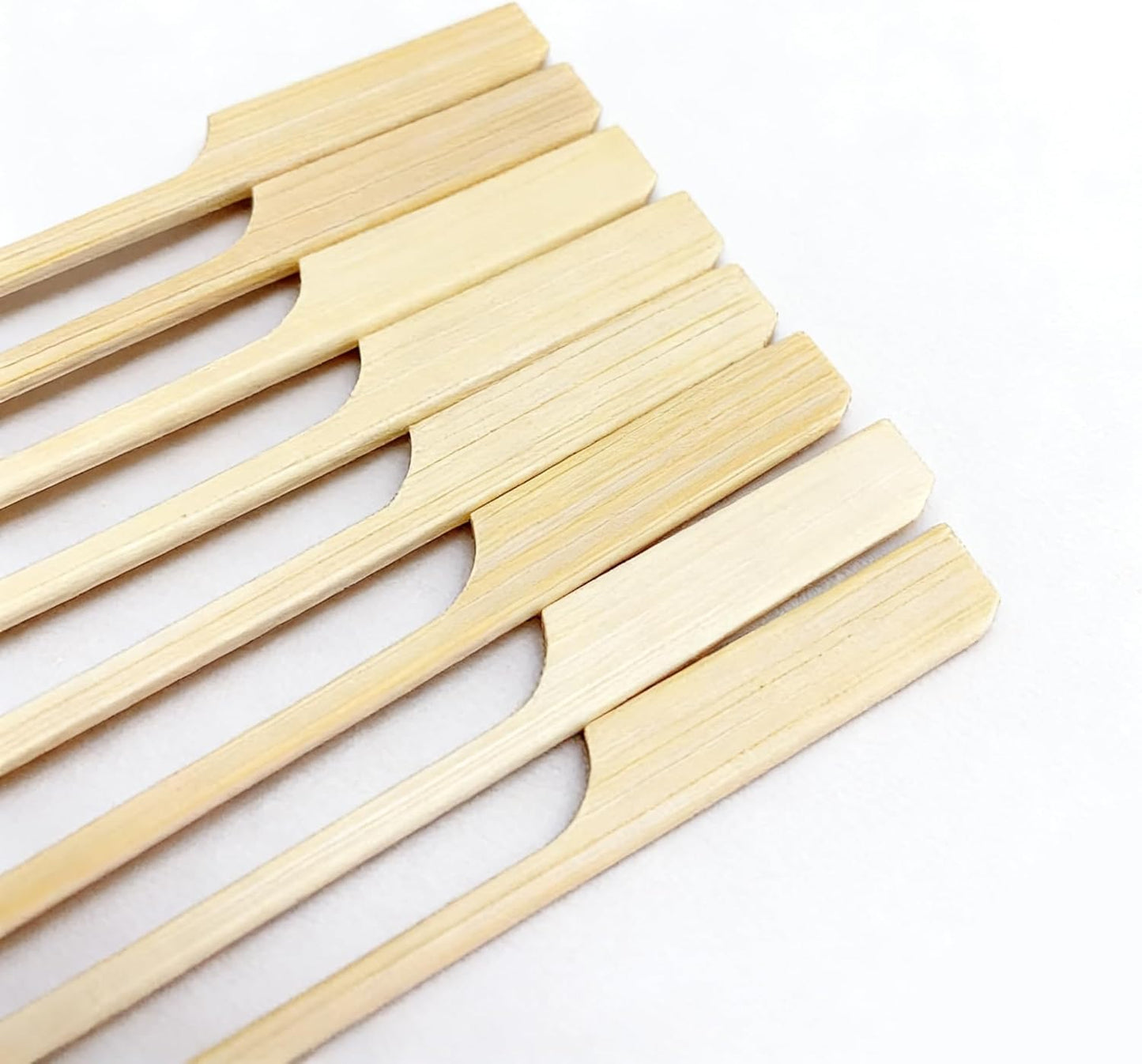 100 Pinchos Bambú Natural 6pulg Multifuncionales