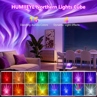 Proyector luces norte 16 colores regulable para adolescentes