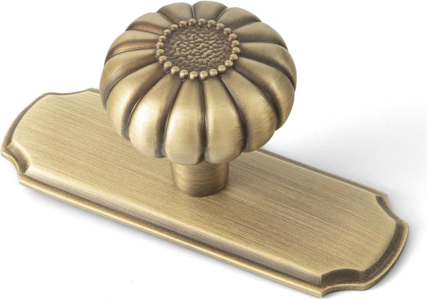 Manija de bronce antiguo para mueble cocina 6 Pzas