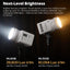 Luz LED bicolor USB-C con reflector