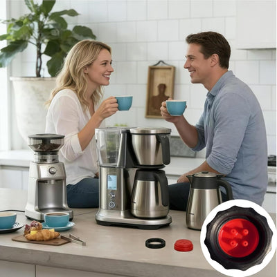 Juego anillos y sellos cabezal ducha cafetera compatible Breville BDC450