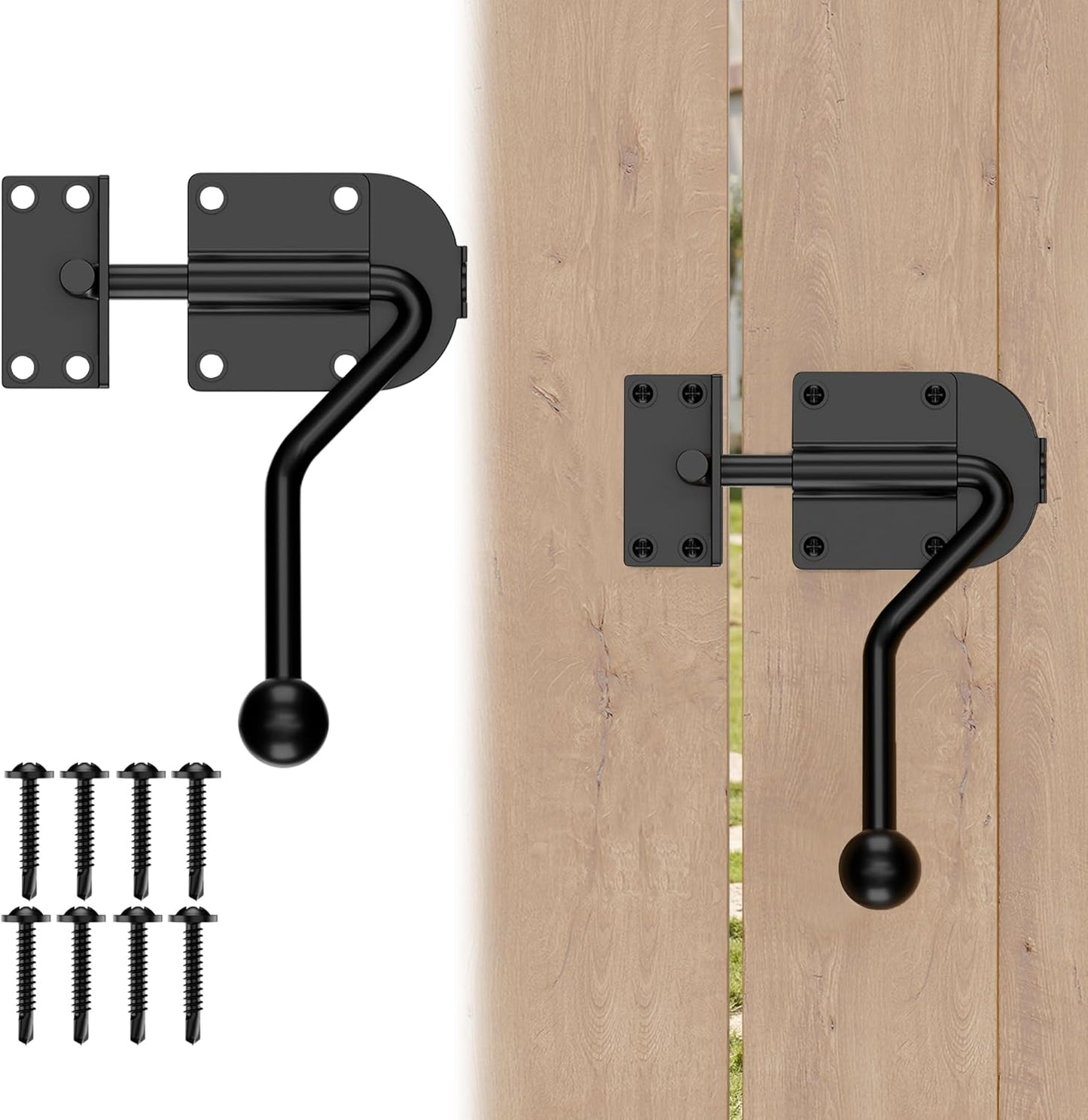Pestillo puerta basculante estilo gancho agarre ergonómico