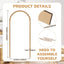 Arco madera decorativo precortado 47x22pulg