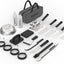 Set 24 Pzas Herramientas Parrilla Acero Inox con Bolsa