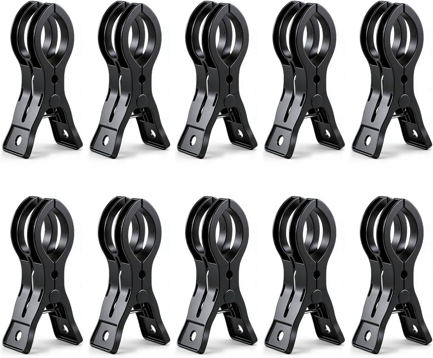 10 Clips Arco Globos Plástico 3.5pulg Accesorios Decoración
