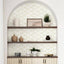 Papel tapiz cocina autoadhesivo bohemio floral beige