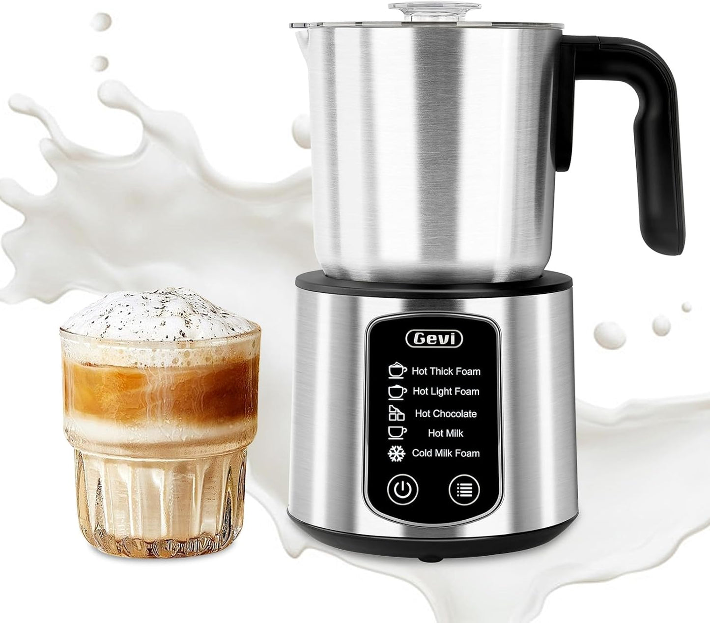 Cafetera Capuchino Automática 20 Bar Espumador Leche Blanco