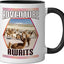 Taza cerámica para viaje Alpaca Llama negra/blanca
