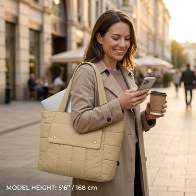 Bolsa acolchada mujer 21L con funda equipaje viaje gimnasio