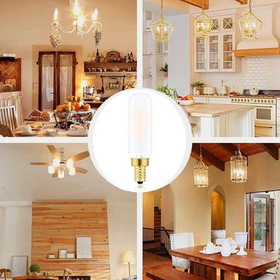 Bombilla LED E12 Vintage 4W 2700K Filamento Decorativo