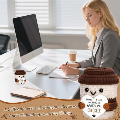 Mini regalos para compañeros de trabajo taza de café hecha a mano