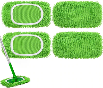 Almohadillas microfibra reutilizables comp 4 pzas verde