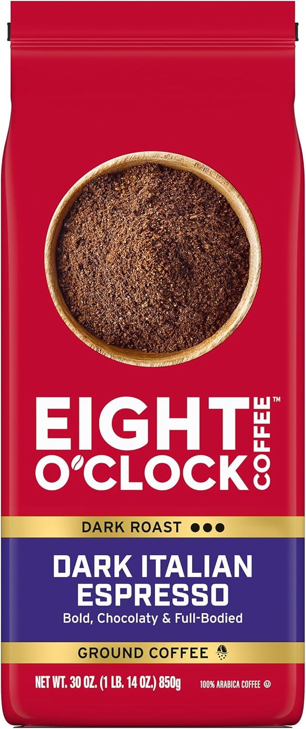 Café molido espresso italiano oscuro 100% arábica 30 oz