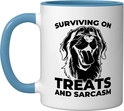 Taza Cerámica Entrenador Mascotas Azul/Blanco