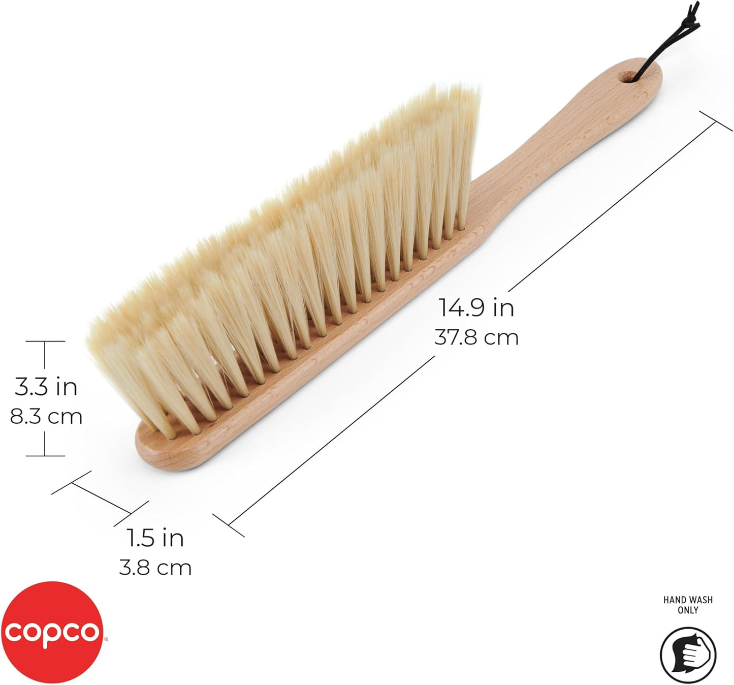 Cepillo limpieza manos madera haya