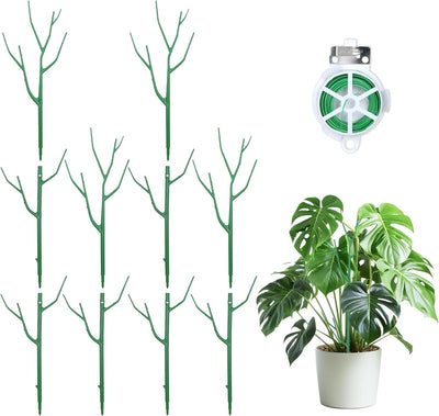 10 Estacas Apilables para Plantas Trepadoras y Enredaderas