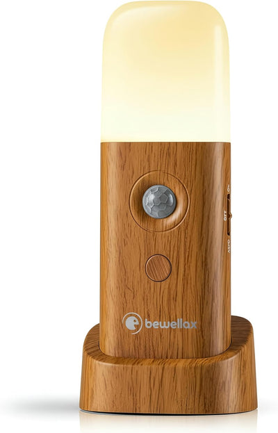 Luz nocturna sensor movimiento batería LED recargable magnética