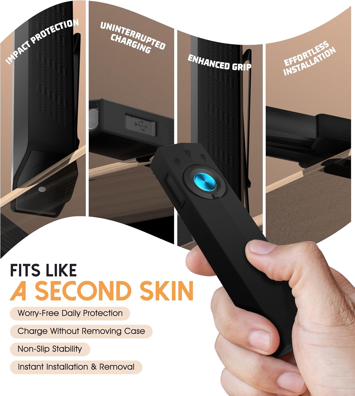Funda silicona linterna Olight ArkPro con cordón y clip retráctil