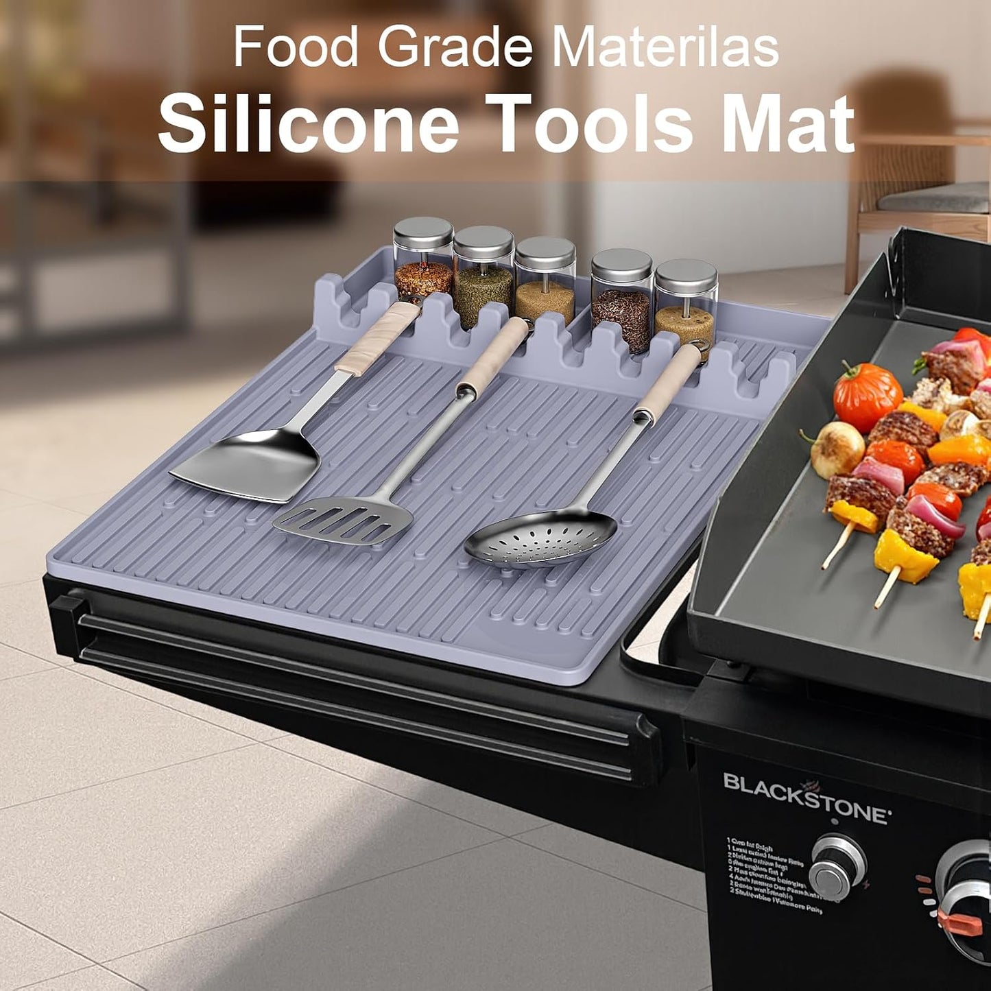 Almohadilla parrilla comp Blackstone resistente calor