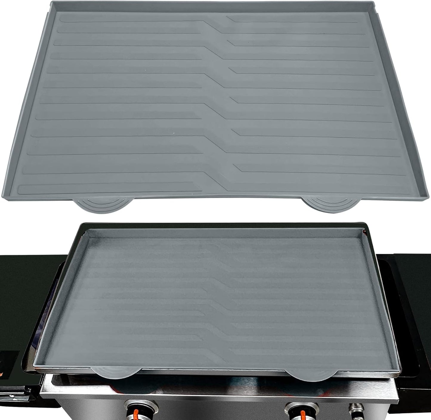 Alfombrilla silicona 36pulg para Blackstone antiroedores
