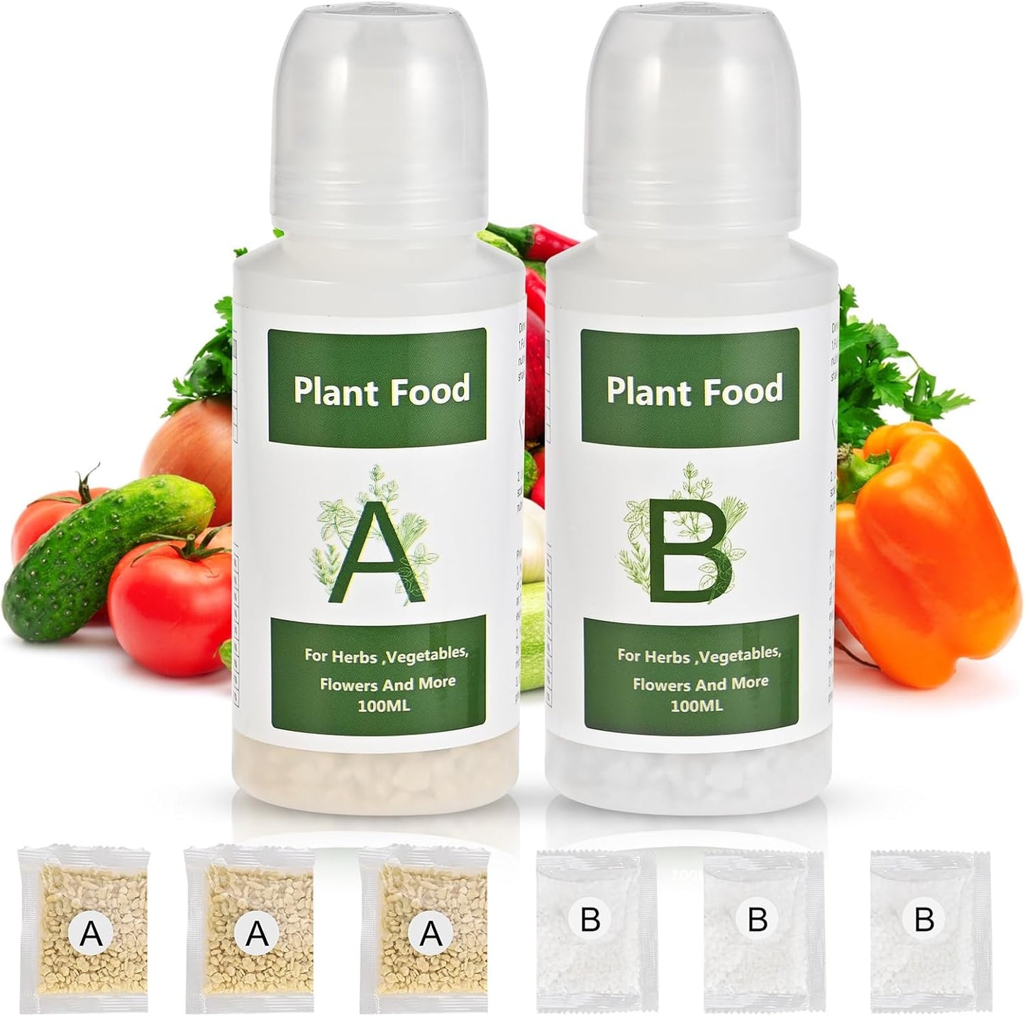 Fertilizante Hidropónico A&B 800ml para Aerogarden