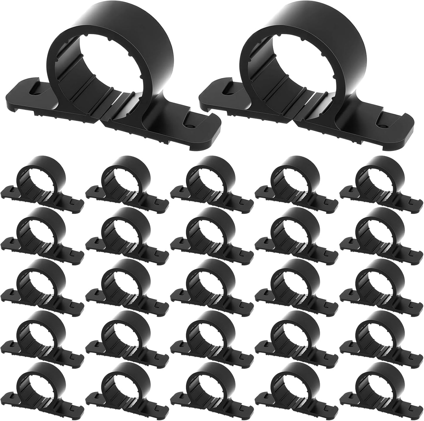 Pack 25 Abrazaderas Tubo 1pulg para Suspensión PEX Negro