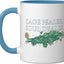 Varillas de incensario para sanación Sage Healer Soul Dealer en taza cerámica azul/blanco