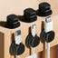 Pack 6 Clips Giratorios Adhesivos Organizadores Cable Escritorio