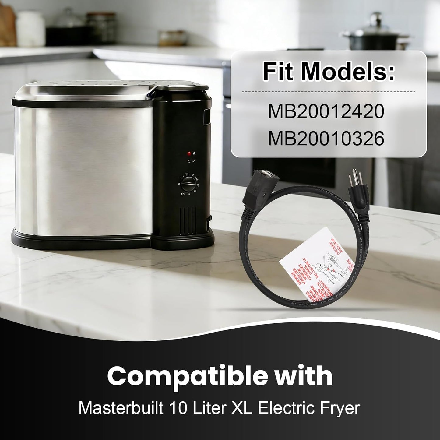 Cable magnético repuesto freidora Masterbuilt 10L