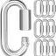 10 Conectores Cadena M7 Acero Inox 304 Mosquetones Resistentes