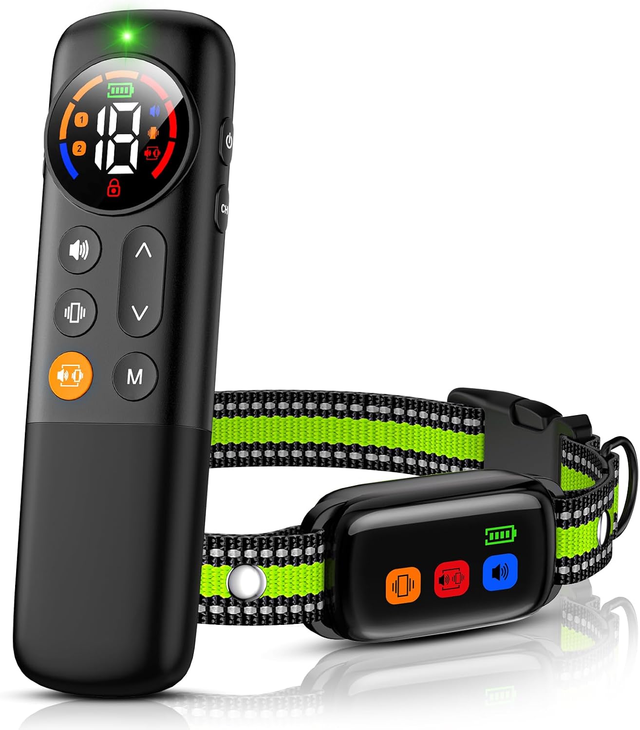 Collar vibratorio perros control remoto 3300pies impermeable