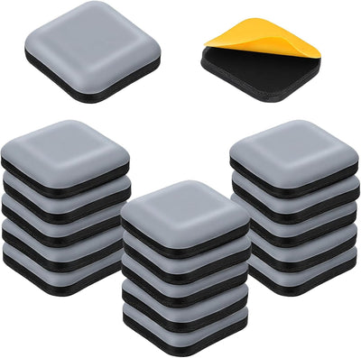 16 Pzas Protectores muebles reutilizables para suelos de madera