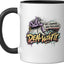 Taza Cerámica con Dibujo Tatuador Negro/Blanco