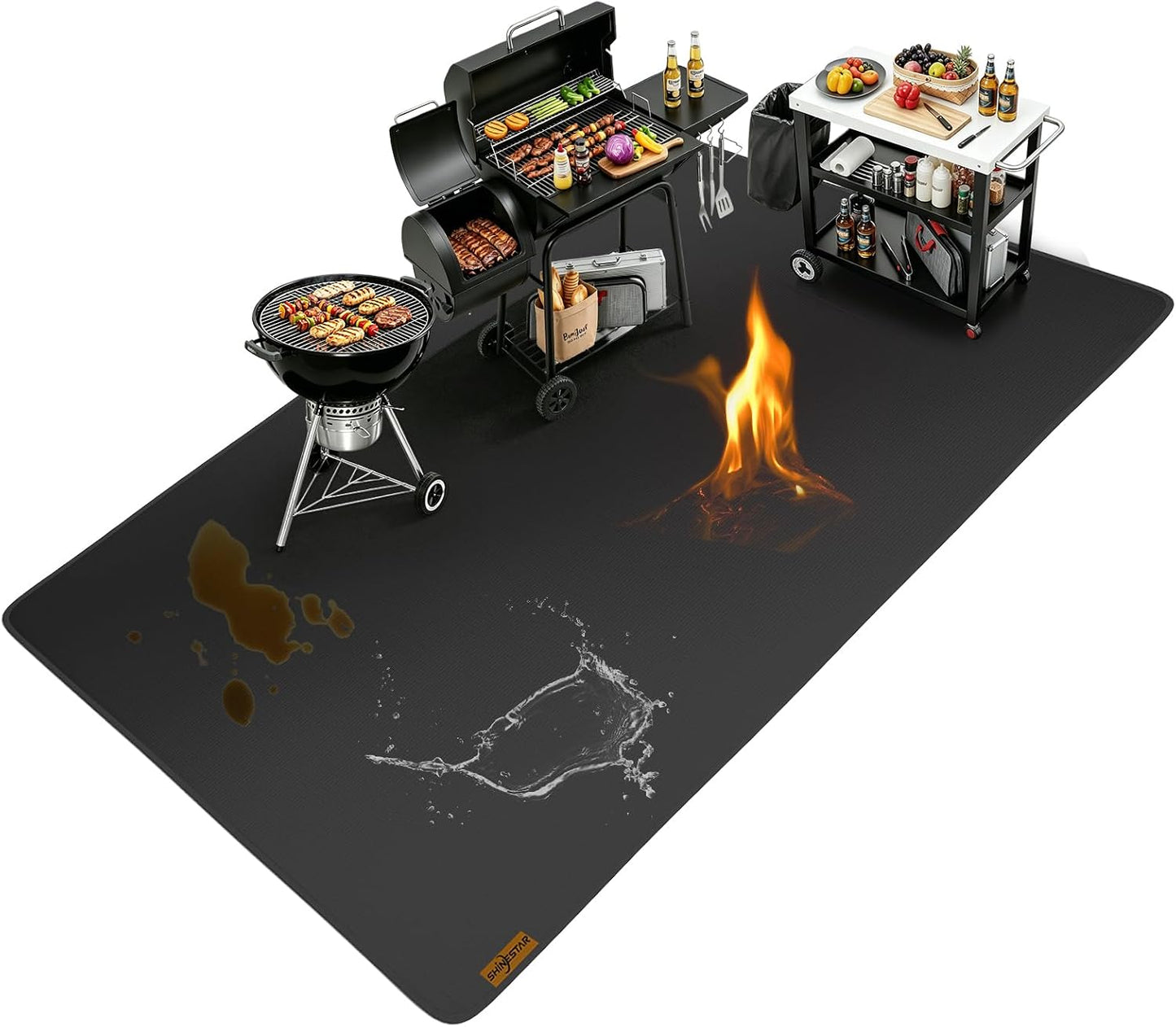 Tapete antideslizante para parrilla 100x52pulg