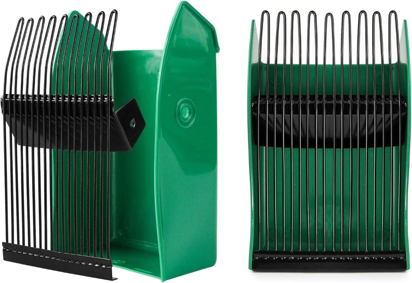 Rastrillo cosecha arándanos peine metal mango ergonómico negro