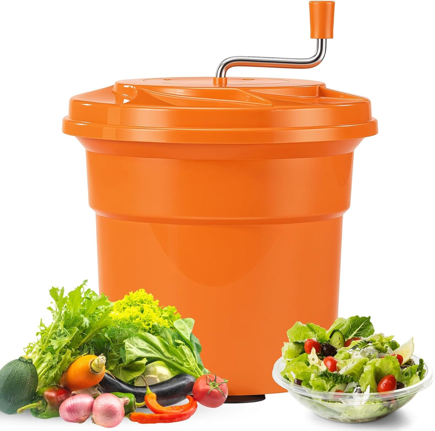 Molinillo ensalada 26.42qt tubo drenaje antideslizante