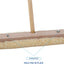 Cabezal trapeador lana cordero 16pulg blanco