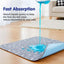 Almohadillas antideslizante para mascotas gris M 23.6x15