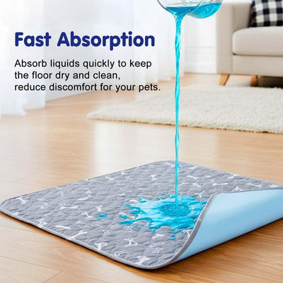 Almohadillas antideslizante para mascotas gris M 23.6x15