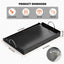 Plancha universal para parrilla antiadherente cerámica 18x12.6pulg