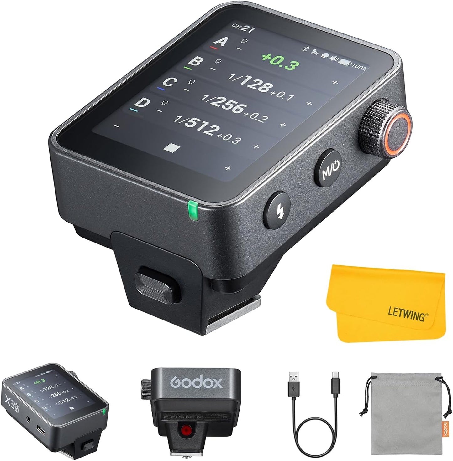 Disparador flash inalámbrico Canon X3 Pro C con Bluetooth