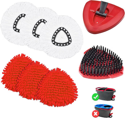 Repuestos cabezal fregona OCedar EasyWring 6 pzas cepillo y base