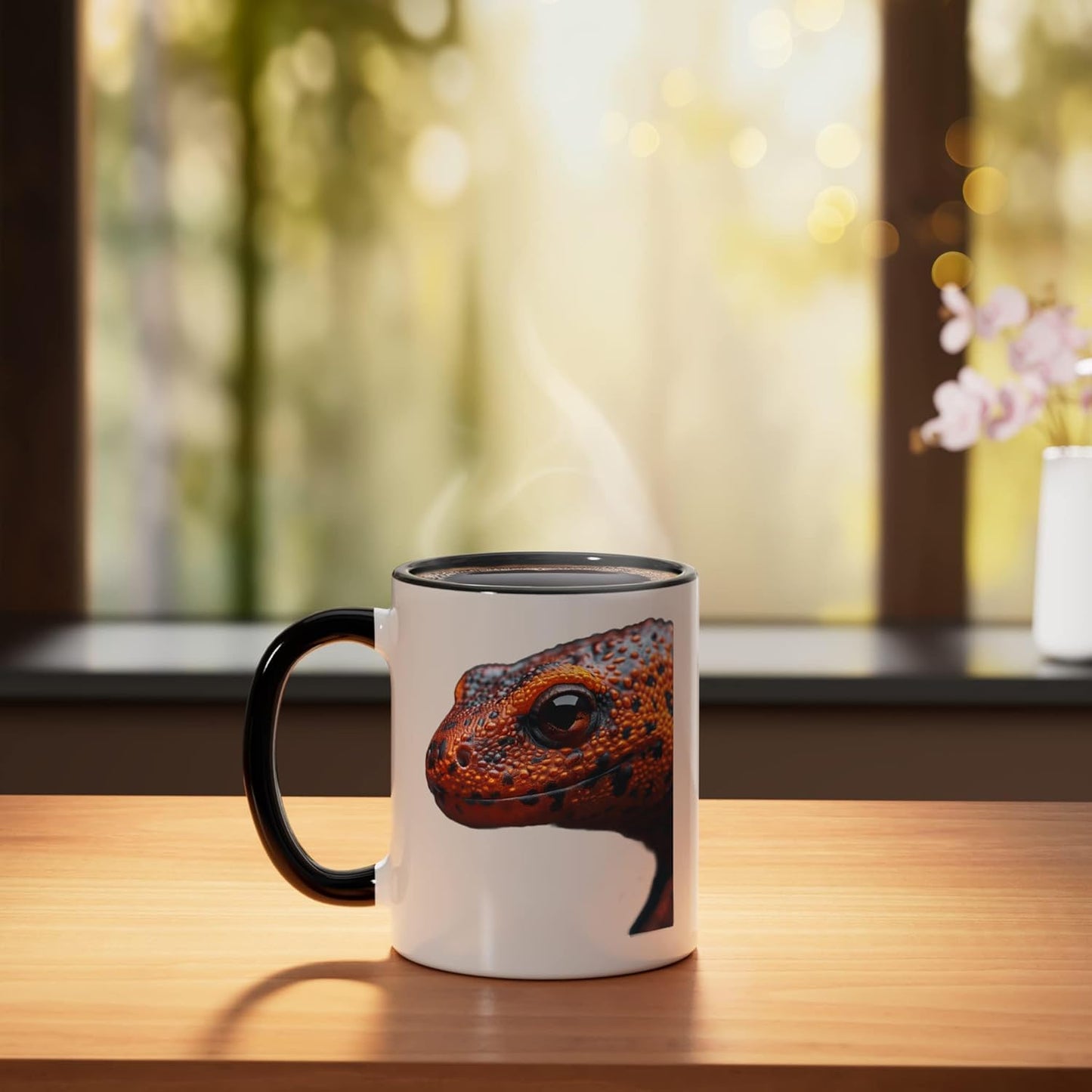 Taza Cerámica Negro/Blanco