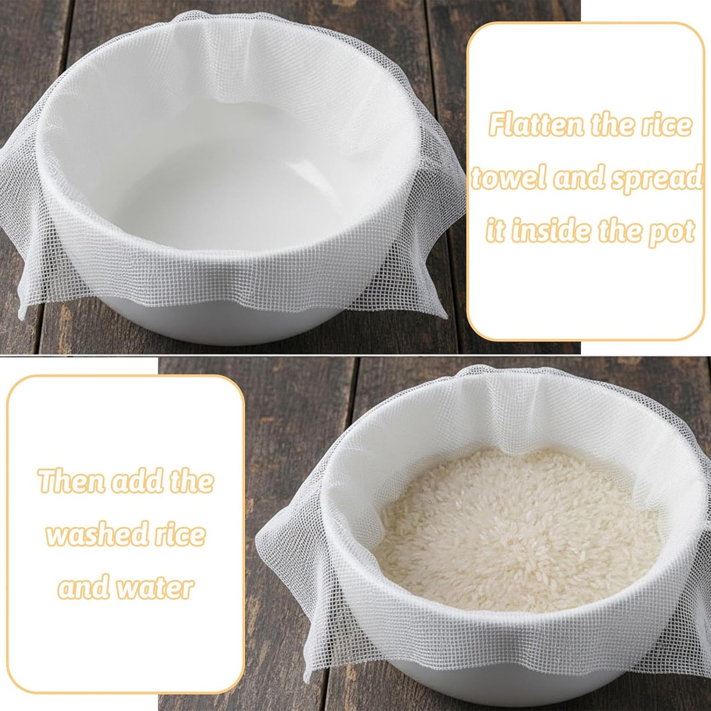 Red de arroz 49.8x38.58pulg antiadherente reutilizable