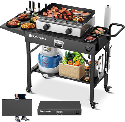 Mesa parrilla exterior soporte Blackstone plegable 440lbs