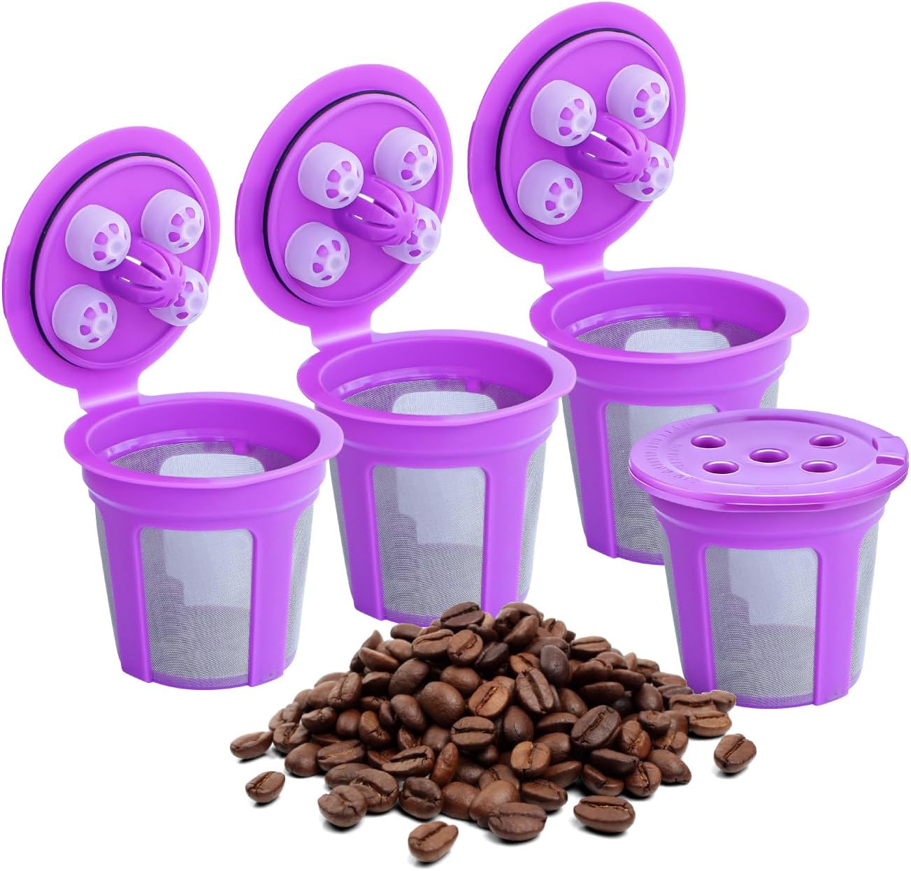 Filtro reutilizable para k cup sin BPA compatible con pods refillables