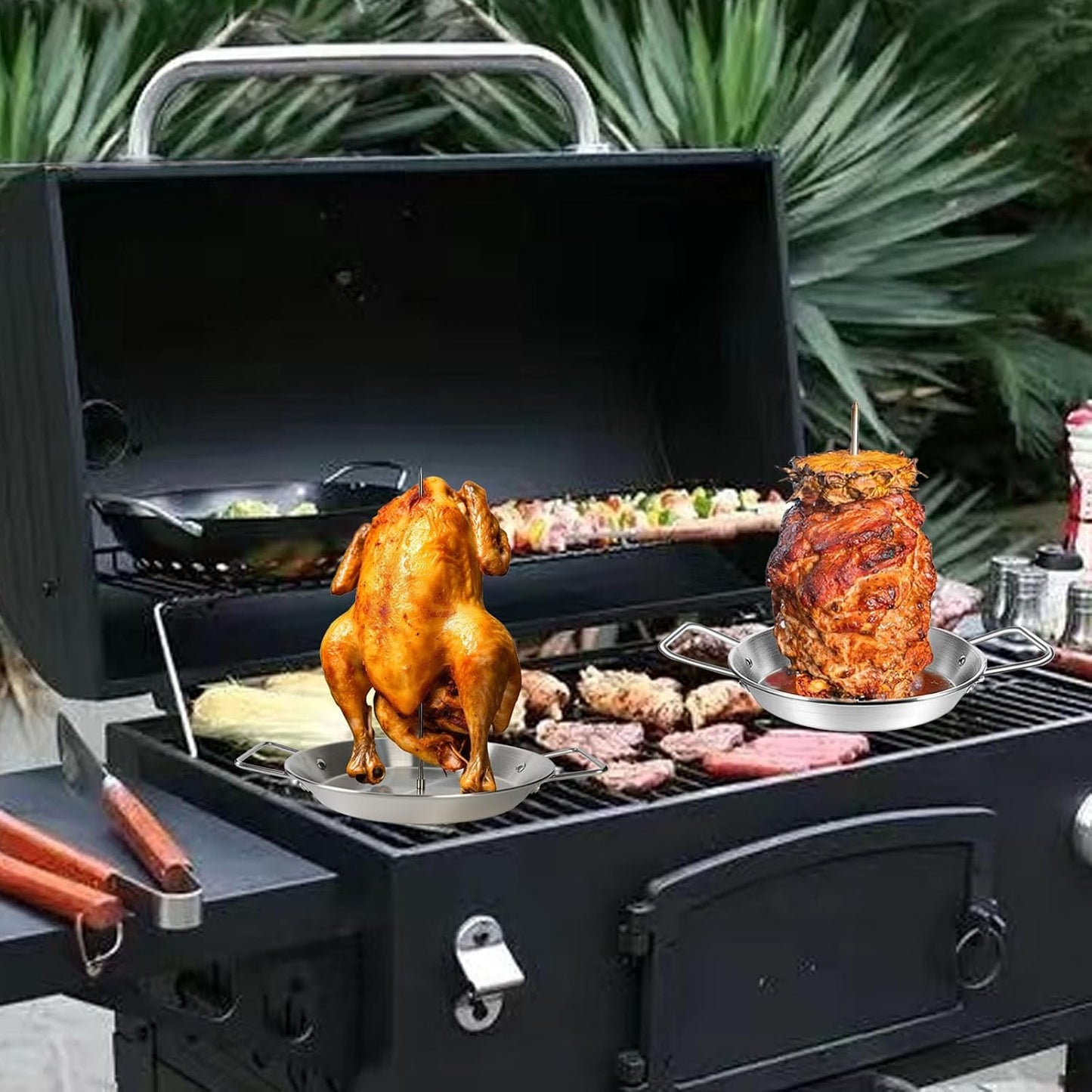 Sartén gyro 10pulg para parrilla vertical carne