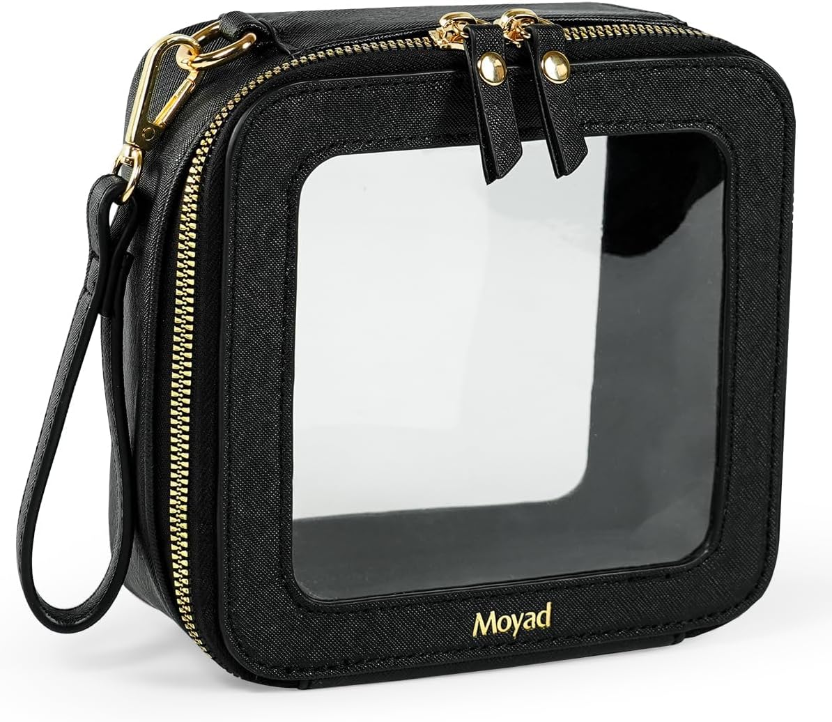 Bolsa maquillaje transparente TSA aprobada con asa