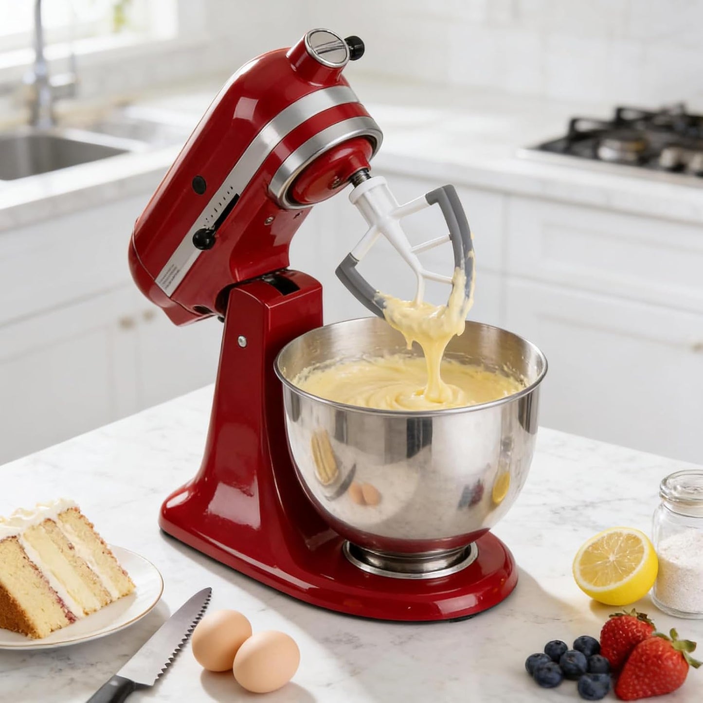 Batidor de borde flexible 5 QT para KA