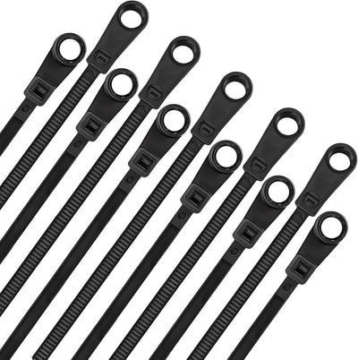 300 Bridas 12pulg Orificio Cremallera Para Cables 75lb